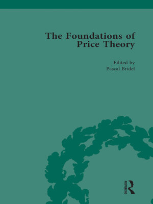 cover image of The Foundations of Price Theory Vol 3